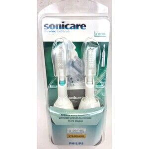 Philips Sonicare A Series Advance Standard Replacement 2 Toothbrush Heads NEW